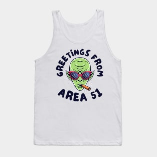 Greetings from Area 51 Tank Top